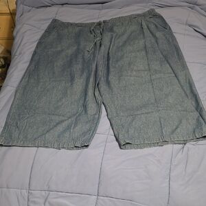 Woman Within Blue Wide Leg Jeans With Pockets